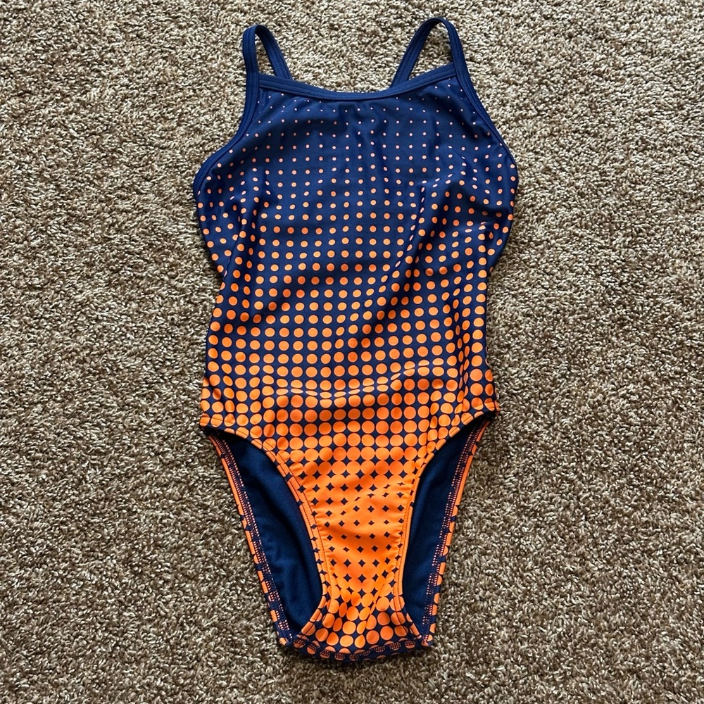 Sporti Molecule Thin Strap One Piece Swimsuit size 26 (fits like a 9/10)